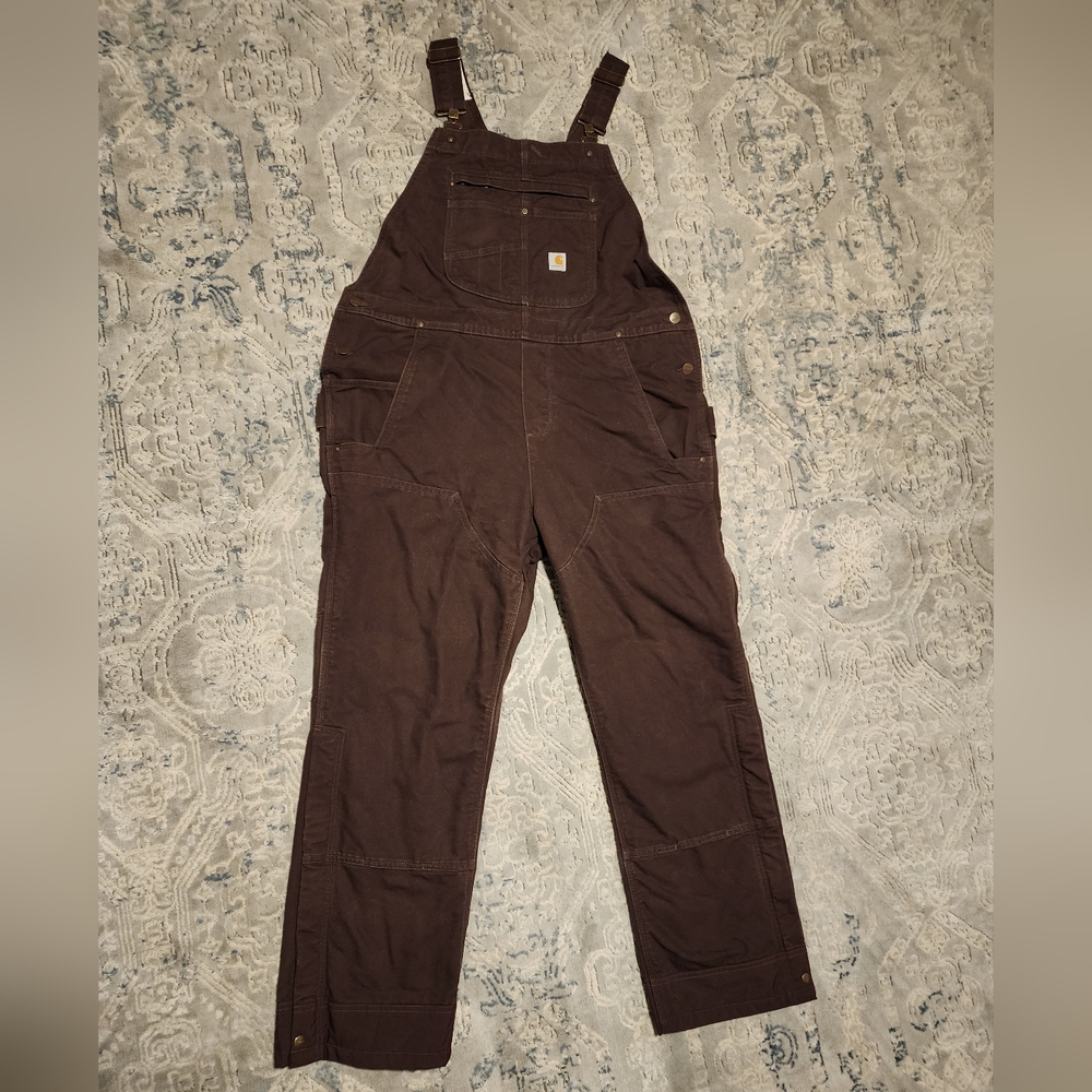 Womens xl (16/18) thinsulate lined carhartt bibs